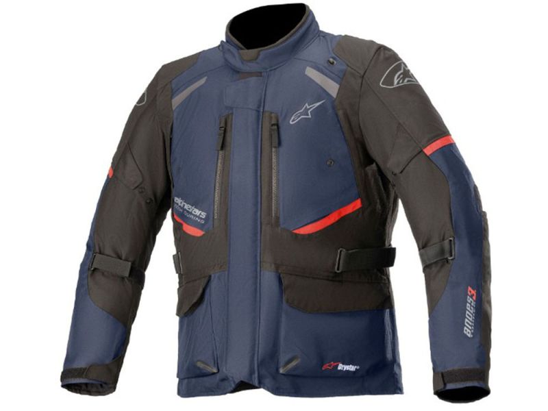 Alpinestars Andes V3 Drystar giacca da moto (blu scuro)