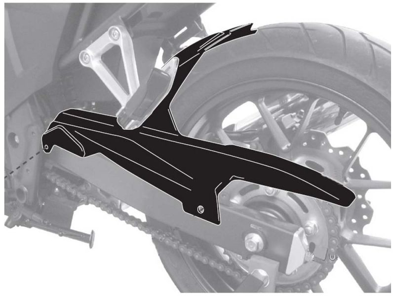 GIVI Copriruota posteriore con paracatena Honda CB 500 X (2014-)
