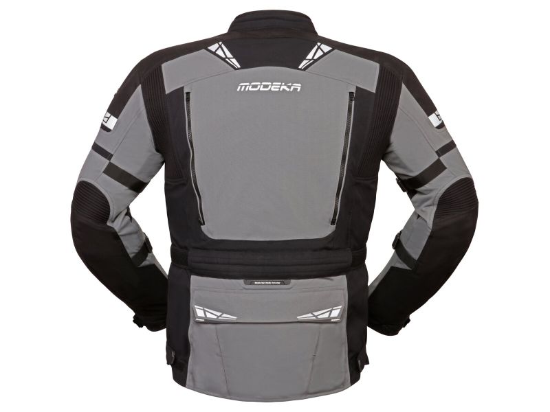 Modeka Panamericana ll Motorradjacke (Grau/Schwarz)