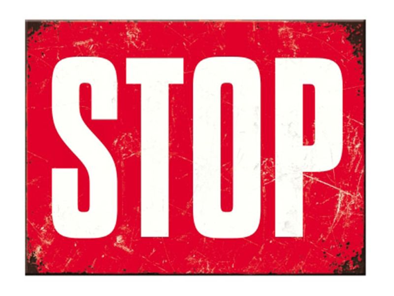 Nostalgic-Arts Magnete di arresto (6x8cm)