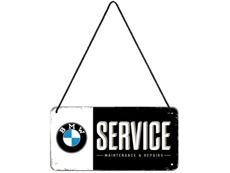 Nostalgic-Arts Cartello appeso BMW Service (10x20cm)