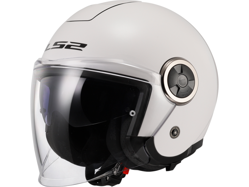 LS2 OF620 Classy Solid Motorradhelm (Weiß)