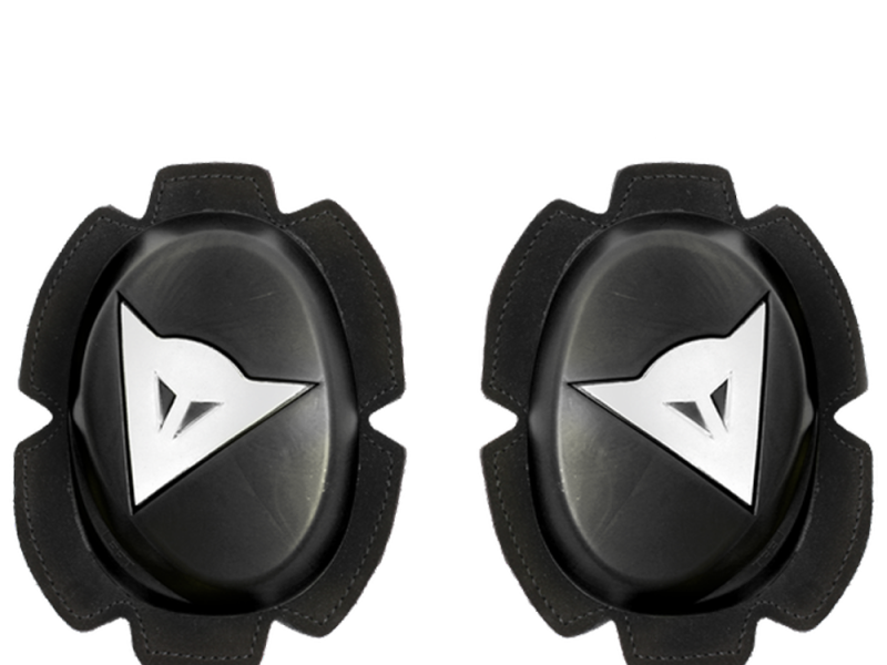 Dainese Pista HD knee slider (nero / bianco)