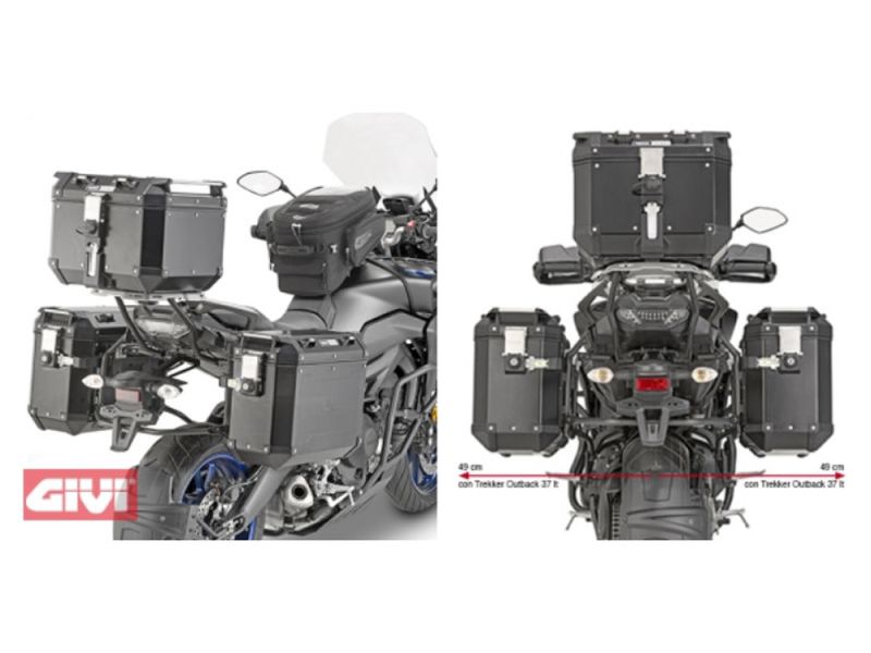 GIVI Trekker Outback portapacchi CAM Yamaha Tracer 900 / GT (2018-)