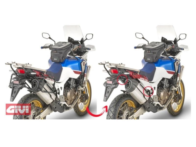 GIVI Portapacchi Monokey PLR (staccabile) Honda CRF1000L Africa Twin (2018-) Adventure Sports (2018-)