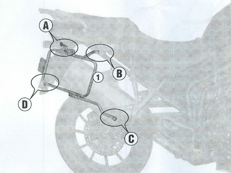 GIVI Portapacchi Monokey PLR (smontabile) Triumph Tiger 1200 Explorer (2012-)