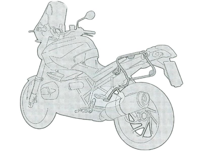 GIVI Portapacchi monokey PLR (staccabile) Triumph Tiger 1050 Sport (2013-)