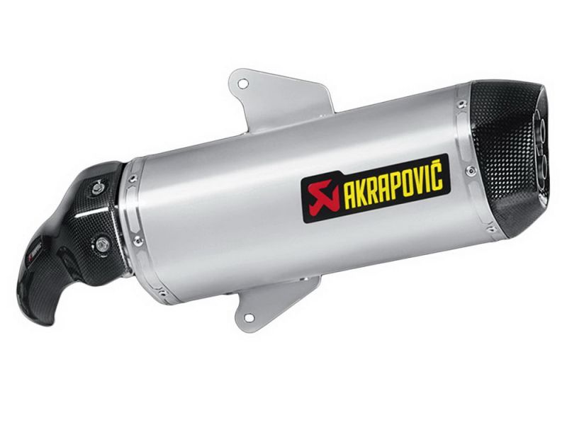 Akrapovic Scarico Slip-On Gilera GP 800 (2008) Aprilia SRV 850 (2012) Acciaio inox