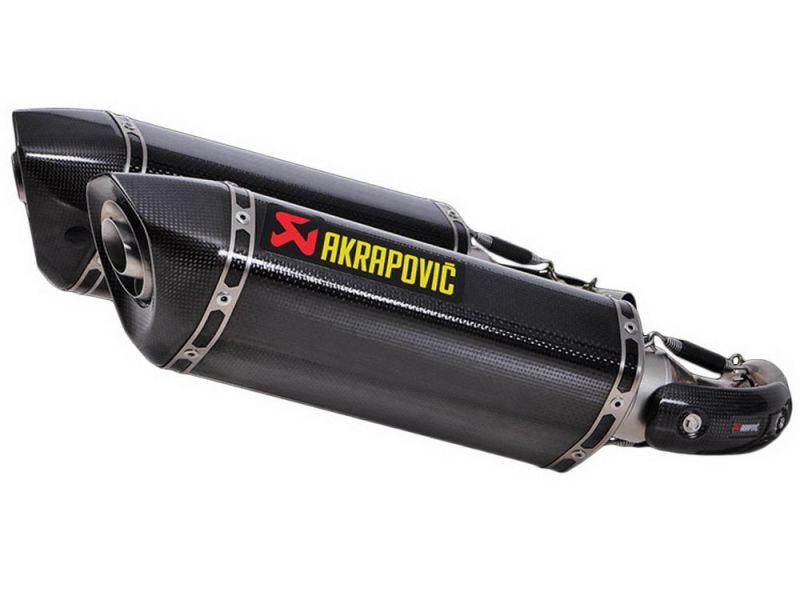 Akrapovic Scarico Slip-On Ducati Monster 696 (2008-2010) Monster 1100 / Monster 1100S (2009-2010) Carbonio