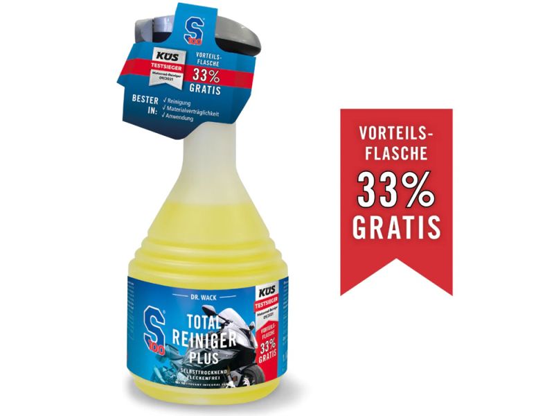 S100 Detergente totale per moto Plus misura speciale