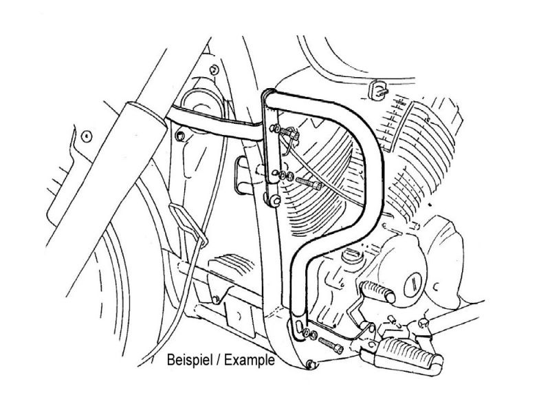 Hepco & Becker Protezione motore BMW R1200RS (2015- | antracite)