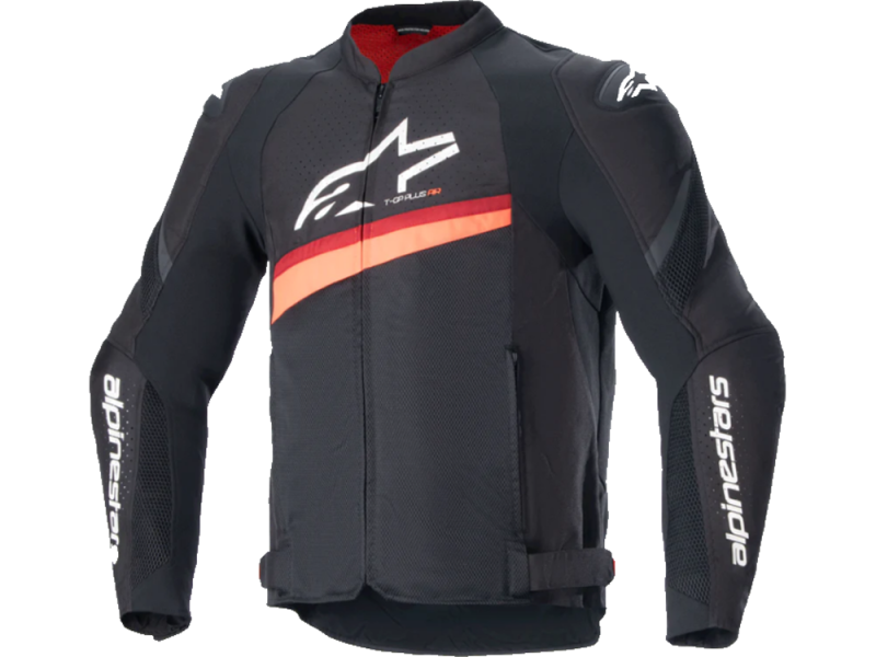 Alpinestars T-GP Plus V4 Airflow Textiljacke (Schwarz/Rot)