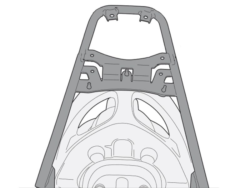 GIVI SR Portapacchi Yamaha D elight 125 (2017-)