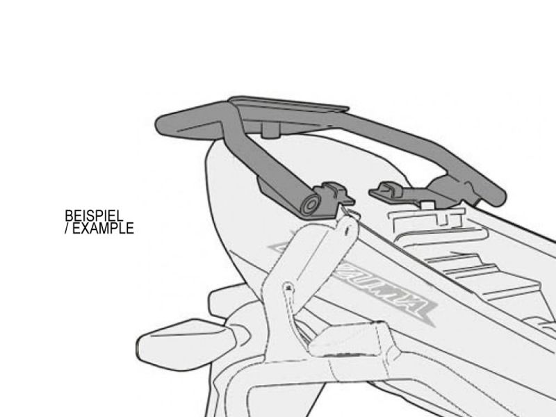 GIVI Monolock SR Portapacchi Suzuki UH 125 / 200 Burgman (2007-2014)