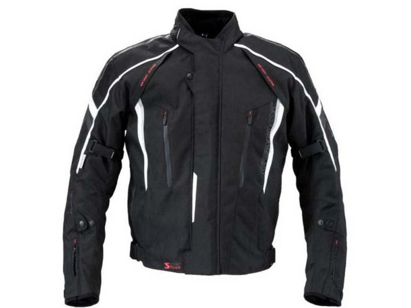 Germot Giacca da moto Supersport uomo (nero/grigio)