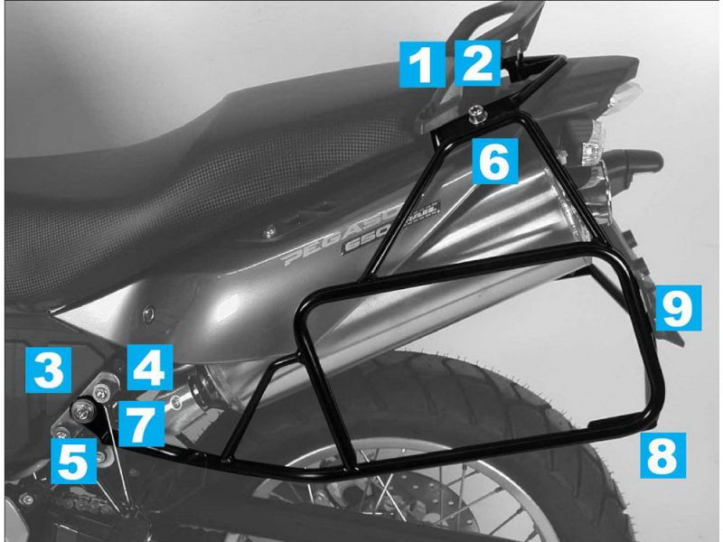 Hepco & Becker Portapacchi Lock-It Aprilia Pegaso 650 Strada / Trail