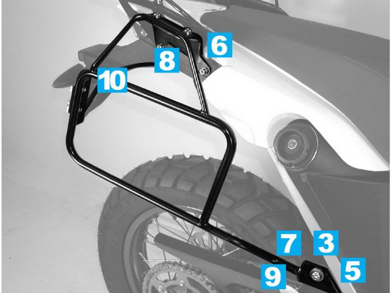 Hepco & Becker Portapacchi Lock-It BMW G 650 X Country / Challenge (2007)