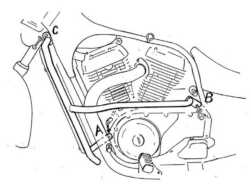 Hepco & Becker Barra d'urto Suzuki VS 600 GL Intruder (1995-1997)