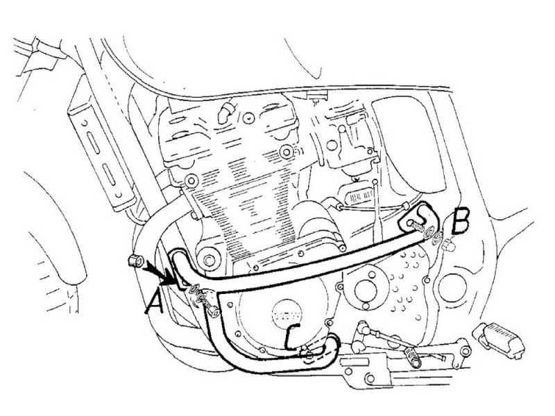 Hepco & Becker Barra di protezione Suzuki GSF 600 S Bandit (2000-2003)