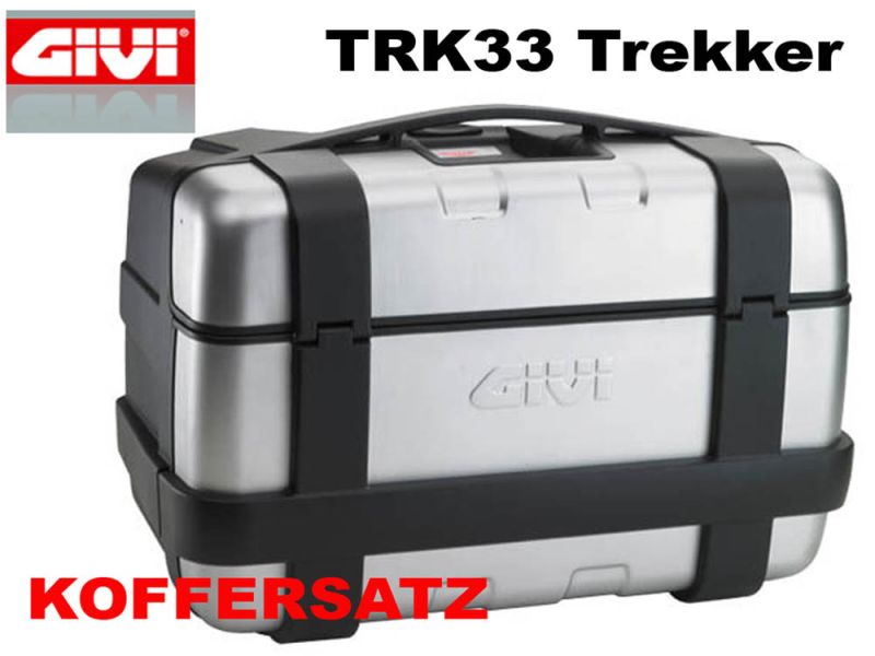 GIVI Set di valigie laterali Trekker 33 Monokey (argento)