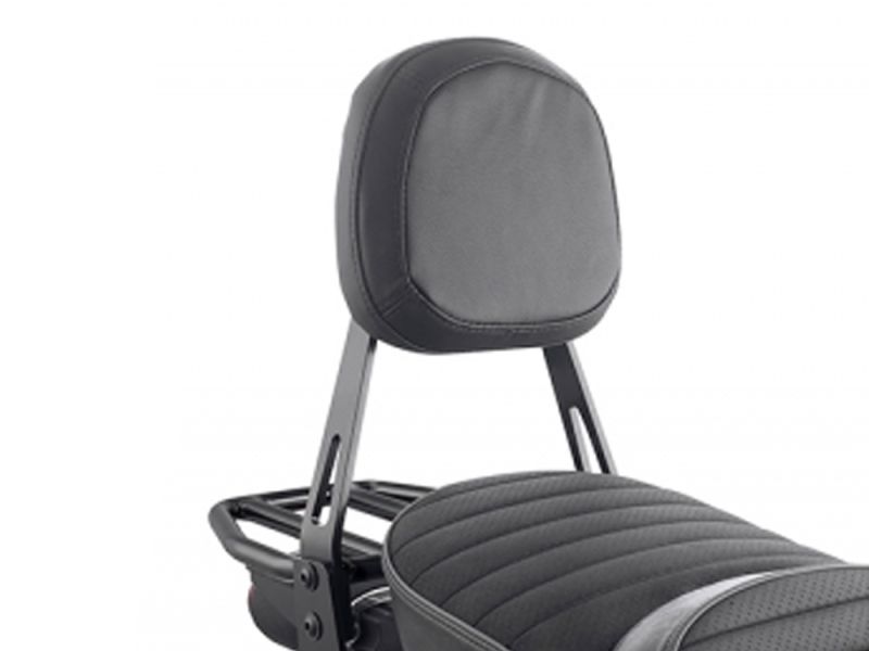 GIVI Sissybar con portapacchi Moto Guzzi V9 Roamer / V9 Bobber (2016- | nero)