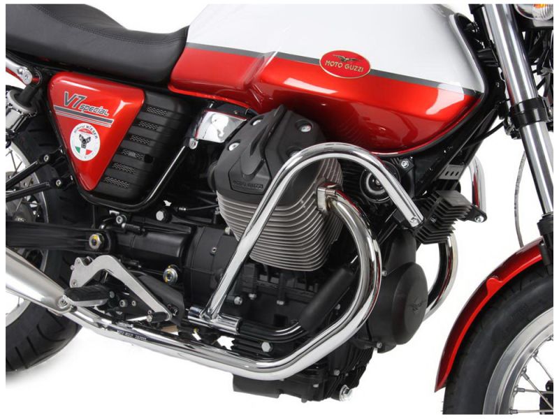 Hepco & Becker Barra antiurto Moto Guzzi V7 Classic / Special / Cafe Classic (cromo)
