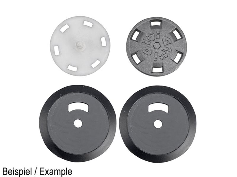 GIVI 12.3 Stratos Visor Cover (right & left) white