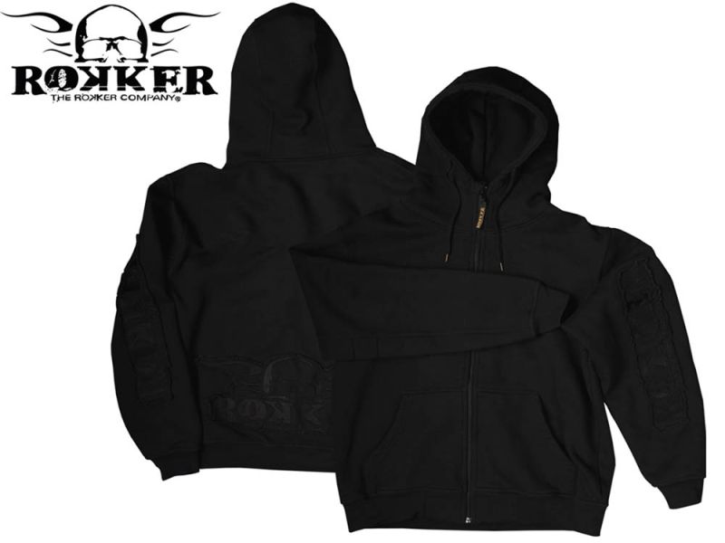 rokker Zip Hoodie (nero)